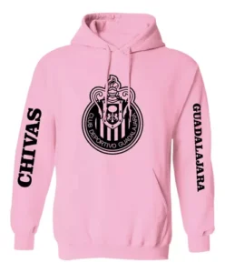 sudadera de las chivas rosa