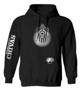 sudadera de las chivas silver