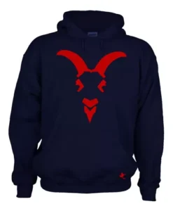 sudadera de chiva roja