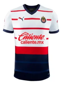 playera de las chivas blanca visitante