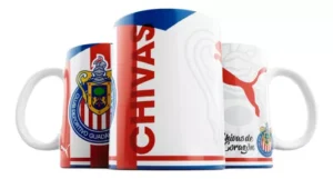 taza coleccionable de las chivas